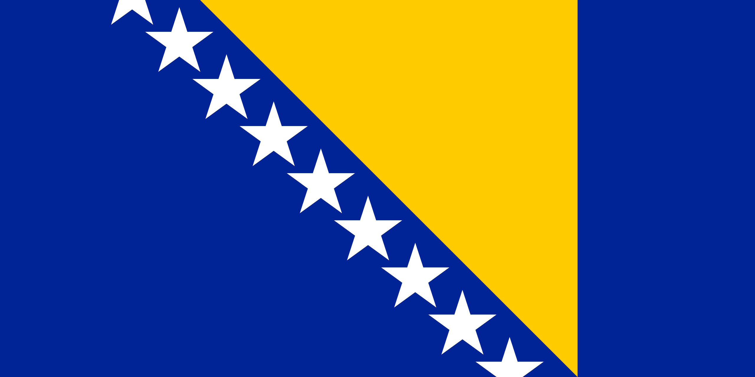 Country flag Bosnia And Herzegovina