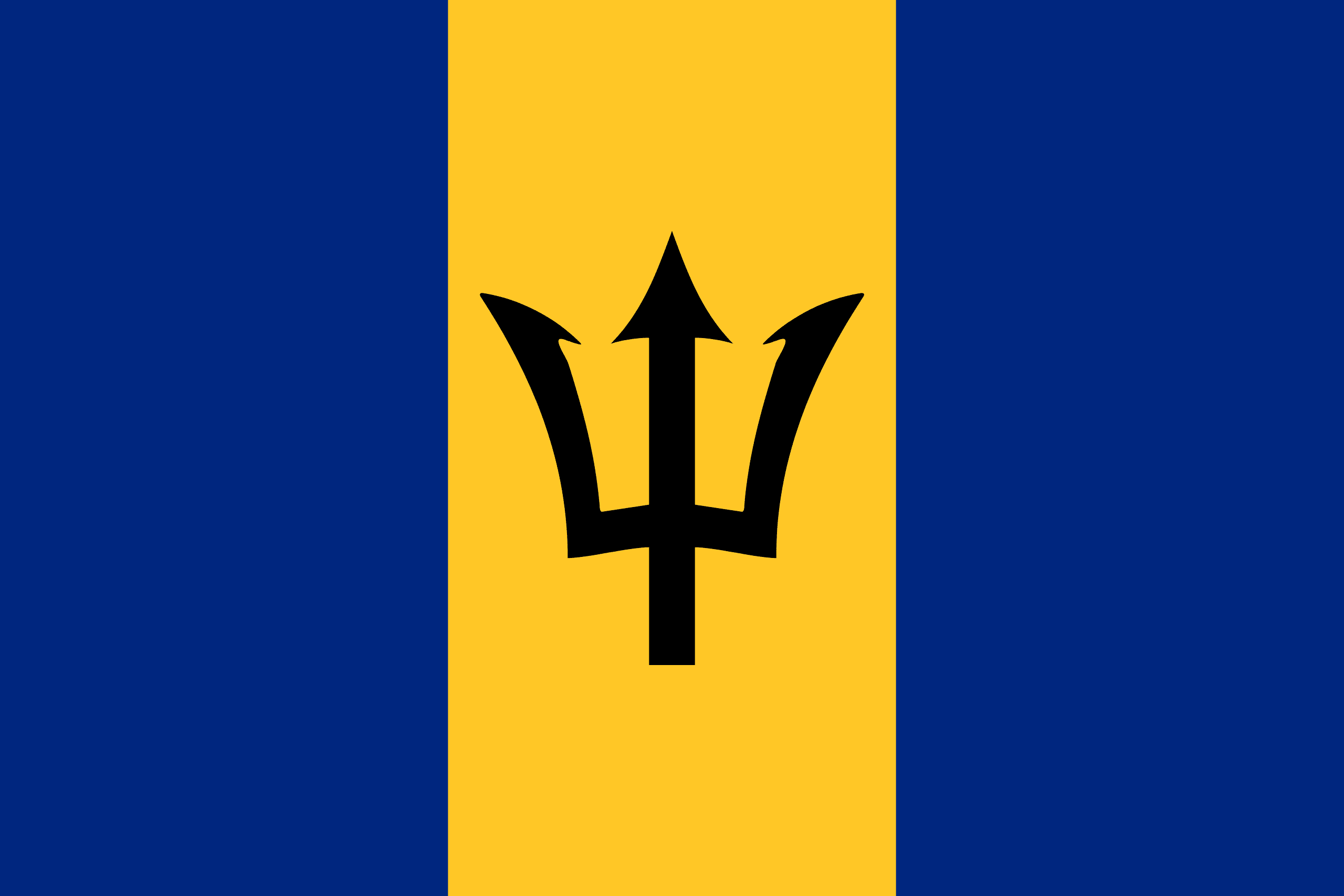 Country flag Barbados