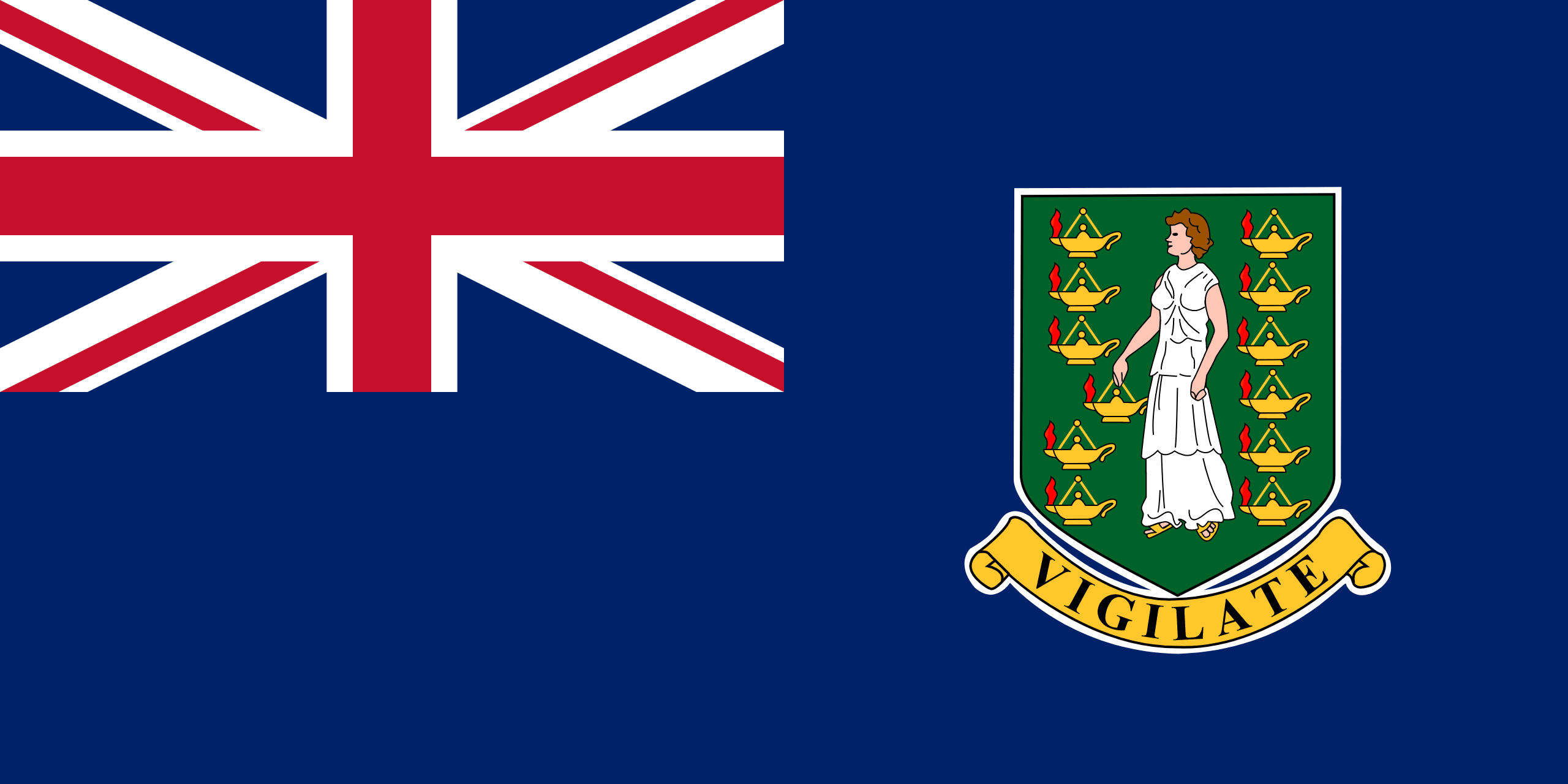 Country flag British Virgin Islands