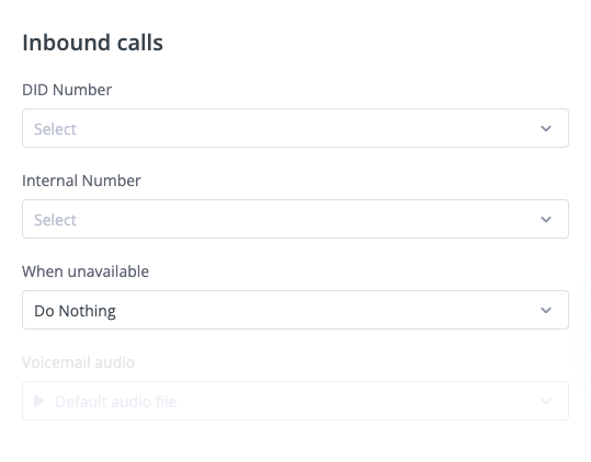 Inbound Calls